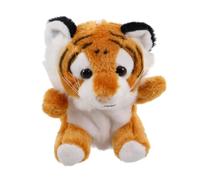 JUMPLAWN Mini Tiger Plush Coin Purse Soft Stuffed Animal for Compact Hanging Ornament Comfortable Touch Jungle Animal for Kindergarten Party Gift