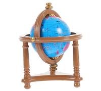 JUMPLAWN Miniature Decorative Globe Accessory for Dollhouse Realistic Globe Decoration for Playful Scenes Lightweight and Design for Home Simulation Decor