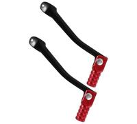JUMPLAWN Motorcycle Gear Shift Lever Folding Design Increases Tactile Feedback with Finely Sanded Surface 2pcs Aluminium Alloy for Dirt Bike and Motorcycle for Offroad Adventures