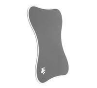 JUMPLAWN Pet Feeding Mat for Dogs Cats Non Slip Bone Shaped Food Mat Multi Use Feeding Resting Pad Easy to Clean for Pet Bowls and Bath Deep Grey