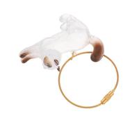 JUMPLAWN Pet Hair Storage Keychain Capsule for Cats, Keepsake Pendant with Keyring, Kitten Whisker Collector Memorial Box for Pet Fur Storage and Memory