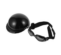 JUMPLAWN Pet Helmet with Decorative Glasses for Dogs Lightweight Safety Hat for Cats and Dogs Fun and Comfortable Headgear for Pet Adventures