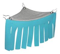 JUMPLAWN Pet Tent for Chinchilla and Dog with Tassel Design, Cloth Material, Play and Rest Area, for Living Space and Home Decoration