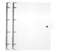 JUMPLAWN Plastic Binder Notebook Covers 2pcs Campus Notebook Binder Shells for School Use