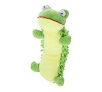 JUMPLAWN Plush Molar Toy for Dogs Sound-Making Chew Toy Educational Soft Hippopotamus Design for Chewing and Teething Interactive Playtime