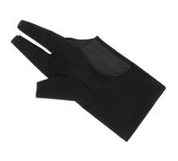 JUMPLAWN Portable Breathable Billiards Glove Elastic Three Finger Design for Enhanced Grip and Comfort Humid Conditions for Precision Control Pool and Snooker Games