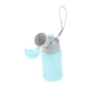 JUMPLAWN Portable Kids Urinal Travel Potty Leakproof Abs Easy to Carry Green Emergency Toilet for Go