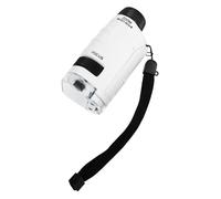 JUMPLAWN Portable Microscope Educational Science for Boys Beginner Handheld Biological Exploration with LED Light for Indoor Outdoor Learning