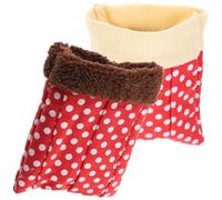 JUMPLAWN Printed Cotton Pet Warm House Nest for Small Animals and Squirrels Multi-purpose Bedding for Pet Carriers and Travel outside Super Cute Design Color