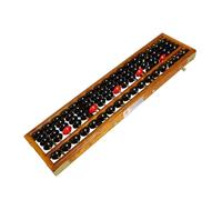 JUMPLAWN Professional Chinese Abacus Calculator Column Wooden Counting Tool for Home and Material for Educational Learning and Skill Development