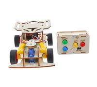 JUMPLAWN Remote Control Model Car Kit DIY Stem Educational Science Experiment for Hands Learning Realistic Racing Experience for Family Activities and Classroom Fun