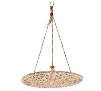 JUMPLAWN Reptile Hammock Swing Bed with Cotton Rope Easy-clean Hanging Sleep and Play Platform for Lizards Bearded Dragons Geckos and Pets Summer Comfortable Resting