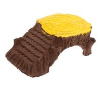 JUMPLAWN Resin Turtle Basking Platform Ramp Reptile Hideout Terrarium Accessory with Lifelike Details for Aquarium and Turtle Tank Decoration