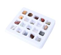 JUMPLAWN Rough Stone Specimens Natural Science Training Aid for Educational Play and Birthday Hands Learning and Social Skill Development