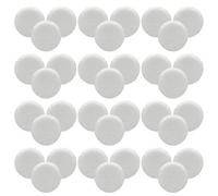 JUMPLAWN Sandpaper Disc Pads 50pcs 15mm 180 Grit Corundum Grinding Discs for Electric Nail Drill and Foot Care