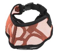 JUMPLAWN Short Snout Dog Muzzle Soft Breathable Mesh Anti-bite Adjustable Pet Mouth Cover for Bulldogs and Small Dogs Suitable for Barking Prevention and Chewing Control