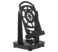 JUMPLAWN Silent Mobile Phone Pedometer Rocker with USB Cable, Compact Black Plastic Step Counter Featuring Lasting Battery and Magnet Stand, for Offices at Work