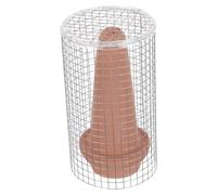 JUMPLAWN Spawning Breed Cone: Hide Away Caves with Stainless Steel Mesh Cover for Aquarium Landscape Decoration - Breeding Fish Supplies Easy Clean