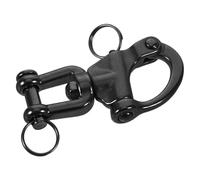 JUMPLAWN Stainless Steel Snap Shackle Quick Release Sailing Hook with Smooth Operation and Swivel Connection for Marine Anchoring and Rope Rigging Applications