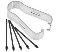 JUMPLAWN Stylus Pen Tips, Plastic Tips for Pen, Black ABS Replaceable Nibs, 1 Set Compatible with Samsung S6/S7/N10/N20, No Written Noise for Touchscreen Use