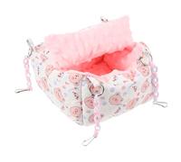 JUMPLAWN Sugar Glider Hammock Cozy Warm Nest for Pets for Guinea Pigs Hamsters and Comfy Hiding Place Fun Design Bed and Play