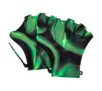 JUMPLAWN Swimming Webbed Gloves Aquatic Fitness Paddles Silicone Adjustable Strap for Men Women Pool Exercise and Fitness Training
