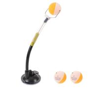 JUMPLAWN Table Tennis Self Training Set Ping Pong Training Machine Portable Pvc and Aluminum Alloy Trainer with Adjustable Height and Angle for Beginners and Indoor Family Games Practice