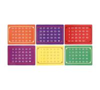 JUMPLAWN Telepathic Number Cards Set of 5 Mind Reading Trick for Stage Performances Halloween Party Mental Game Props