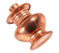 JUMPLAWN Tibetan Copper Buddha Offering Bottle Vintage Desktop Decor Mini Storage Container for Buddhist Worship and Home Ornament for Table Bookshelf and Window Display