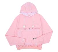 JUMPLAWN Unisex Pet Carrier Hoodie with Front Cat and Dog Pouch, Soft Polyester Pullover Sweatshirt for Men and Women, Shields from Chilly Winds and Provides Hands-free Convenience,