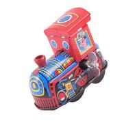 JUMPLAWN Vintage Tin Toy Clockwork Train Timeless Wind-up Toy for Boys and Girls Mechanical Plaything for Boys and Girls for Collectors and Giving