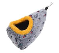JUMPLAWN Warm Egg-Shaped Bird Nest House for Budgerigar Parakeet Cockatiel - Thickened Cotton Warm Cozy Hanging Snuggle Bed for Winter Cage Use