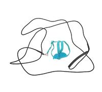 JUMPLAWN Wear Resistant Parrot Harness and Portable Chicken Harness for Safe Outdoor Flight Convenient Parakeet Leash for Training and Enjoying with Your Birds