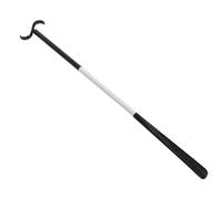 JUMPLAWN Wear Shoes Helper Two-in-one Dressing Stick with Detachable Shoe Lifter Lightweight Abs Plastic Dressing Aid for Adults and Pregnant Women Easy to Assemble Black Aid