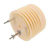 JUMPLAWN Weather Station Accessory Louver Case for Sensor Temperature Humidity Pressure Sensor Cover Plastic Beige Rainproof Protective Casing for Probes Community Science Stations