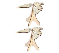 JUMPLAWN Wooden Balance Bird Puzzle Toy Set 2 Sets of DIY Gravity Eagle Physics Experiment Kits for Boys and Girls Educational Science Props for Learning and Fun