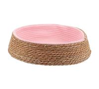 JUMPLAWN Woven for Cats and Dogs Comfortable Sleeping Cushion for Pet Crates Durable Rattan Nest with Excellent Air Permeability for All Seasons Easy