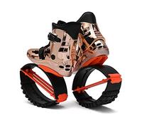 Jumps Shoes Kangaroo Jumping Shoes, Jumping Stilts Fitness Exercise Anti-gravity Shoes, Neutral Bounce Shoes (Color : Gold, Size : 39-41)