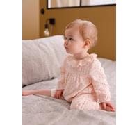 Jumpsuit for Baby, in Cotton Gauze pale pink