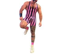 Jumpsuits for Men Slim Fit Rompers Rainbow Printed Gay Pride Clothing Sleeveless Funny Bodysuit Jumpsuit 2024 Men Pride Flag Pride Decorations