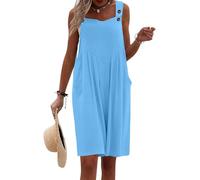 Jumpsuits For Women Summer Short Overalls Jumpers Casual Sleeveless Adjustable Suspender Bib Women's Baggy Tank Rompers with Pockets 2026 Stretchy Shorts Pants Playsuits