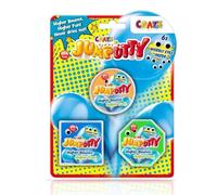 JUMPUTTY Craze Bouncing Modelling Clay Set, Colourful Children's Modelling Clay Set, 3 x 15 g, Jumping Modelling Clay, Children's Party, Party Bags, Modelling Clay from 3 Years, 21200