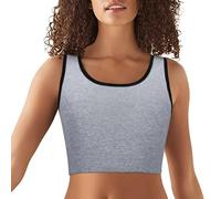 Jumwa Chest Binder Super Flat Poll On Closure compression Bra(GR, XL)