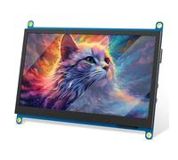 JUN-ELECTRON 7" Mini Monitor HDMI IPS 1024x600 Capacitive Screen for Raspberry Pi/Laptop/PC/Windows 11/10, Non Touch