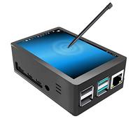 JUN-ELECTRON for Raspberry Pi 4 Touch Screen with Case, 3.5 inch Touchscreen with Fan, 320x480 Monitor TFT LCD Game Display
