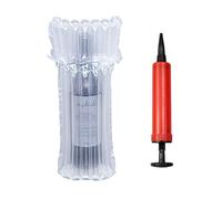 JUN-H 15 Pack Wine Bottle Protectors Cushioning Bubble Protector Inflatable Column Packaging Air Bags with 1 Pump Random Colour for Safe Packaging and Transportation