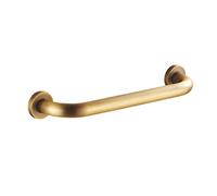 JUN-shower rails Grab Bar Grab Rails Brass Wall Mounted Brushed Finish Safety Support Rail Elderly/Disabled Handrails Aid Hold for Toilet/Shower Bathroom Gold(45cm) for shower/bathroom