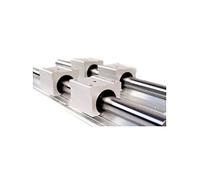 JUN-STORE linear rail guide 12mm Linear Rail SBR12 -L 150mm Supporter Rails + 2pcs SBR12UU Blocks for Cnc Linear Shaft Support Rails SENMIAO-TH