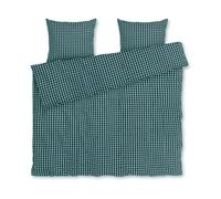 Juna Bæk&Bølge bed set 220x220 cm Green-light blue