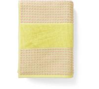 Juna - Check Towel 50x100 cm, Yellow / Pink - Pink